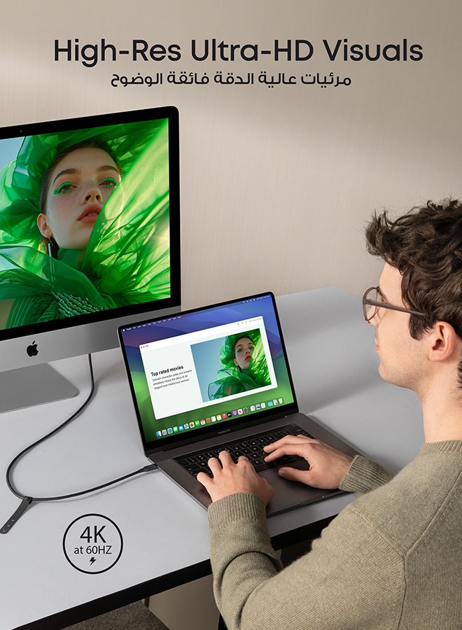 كابل USB4 الجيل 2، نقل بيانات بسرعة 20 جيجابت في الثانية، شاشة بدقة 4K عالية الدقة، كابل شحن USB C إلى USB C بطول 3 أقدام بقدرة 240 وات، لأجهزة iPhone 15/15 Pro/15 Pro Max/15 Plus، وأجهزة الكمبيوتر المحمولة USB-C، والمحاور، وأحواض السفن ، و اكثر - Image 5