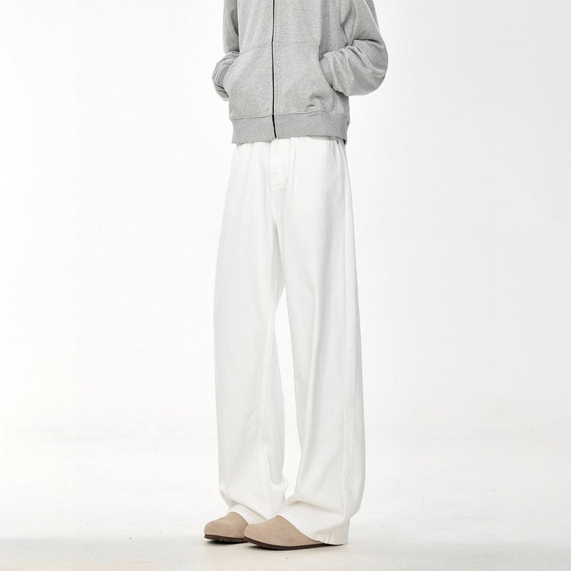 Unisex Classic Denim Jeans Loose Fit Daily Outdoor Wear - Image 4