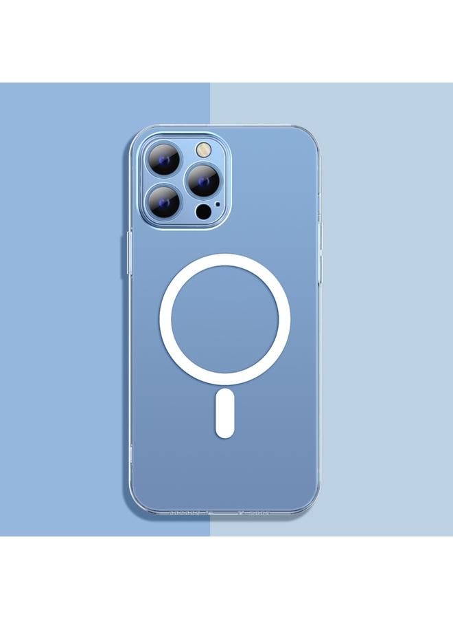 اس-توب جراب هاتف مغناطيسي من الزجاج غير اللامع لهاتف iPhone 13 Pro Max Magsafe - Image 1