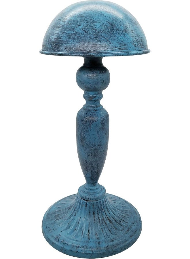 Owlgift Vintage Dome Shape Design Removable Metal Hat Rack/Cap/Wig Storage Holder Display Stand,Turquoise - Image 3