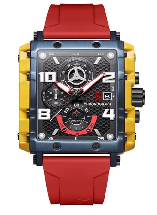 T5 Men's Chronograph Square Dial Silicone Strap Watch - pzsku/Z9DF50D2D5D767DDF05DEZ/45/_/1691658866/ecb671db-824b-428e-950a-719665f39ddf