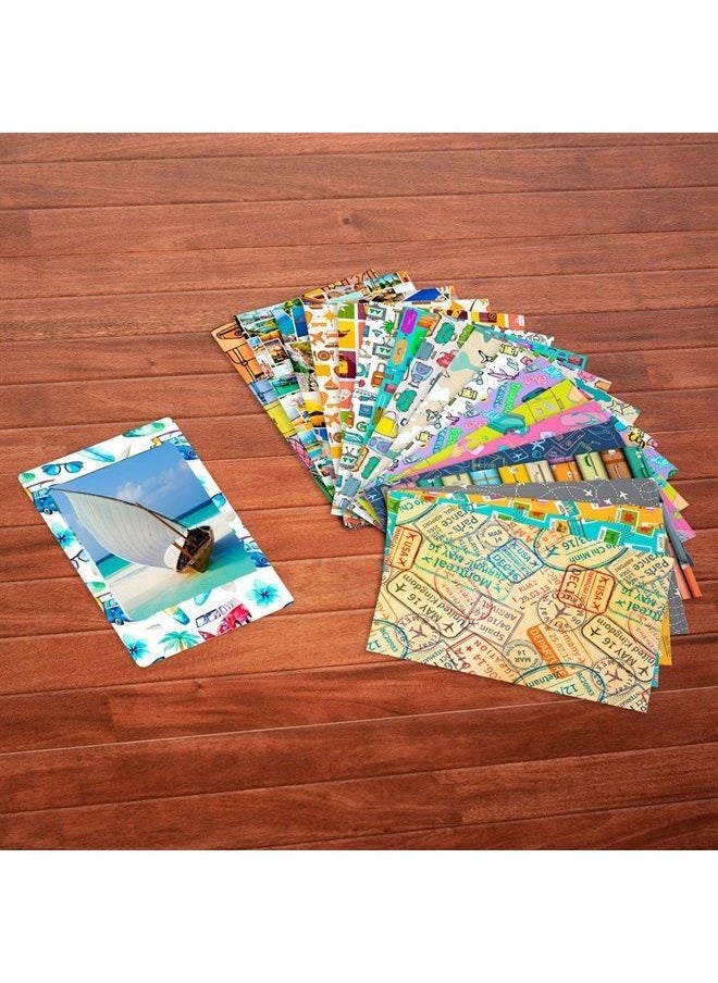 Photo4Less 3X Fujifilm instax Mini Instant Film (60 Exposures) + 20 Sticker Frames for Fuji Instax Prints Travel Package 