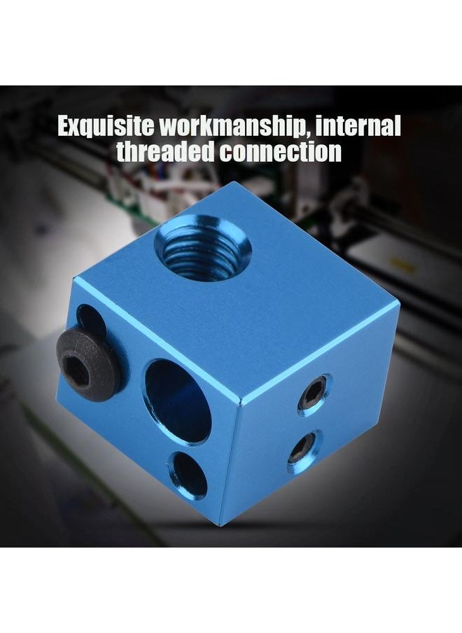 3D Printer Accessories Aluminium Heating Block Heater Hot End for Makerbot (Blue)