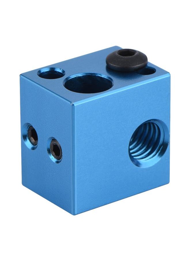 3D Printer Accessories Aluminium Heating Block Heater Hot End for Makerbot (Blue)
