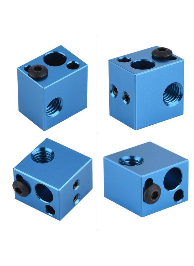 3D Printer Accessories Aluminium Heating Block Heater Hot End for Makerbot (Blue)