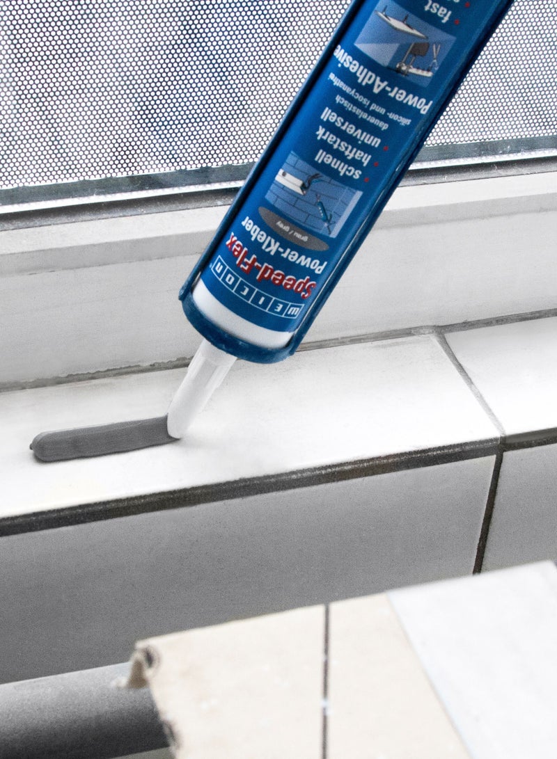 WEICON Speed-Flex 310ml grey MS-Polymer Adhesive & sealant for fixings - Image 4