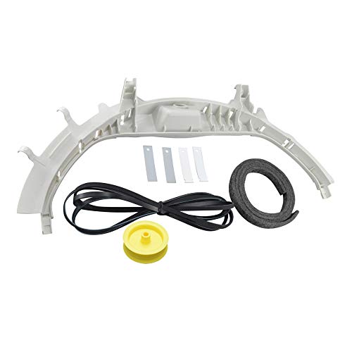 ATMA SUPPLY WE49X20697 Dryer Bearing Kit Compatible with GE Contains Top Front Bearing WE3M26 Drum Felt WE9M30 Drive Belt WE12M29 Slides WE1M1067 (WE1M481) Glide Slides WE1M504 (WE1M333) WE12X83 Pulley Idler - Image 1