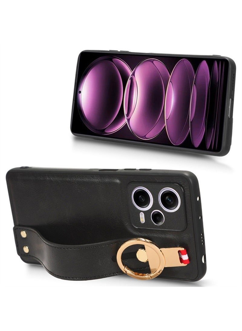 X-level Xiaomi Redmi Note 12 Pro 5g/Poco X5 Pro 5G Strap Ring Case With Anti-lose Cover Comfortable Touch Function Fold Protective Full Protection Anti-drop Anti-scratch Mobile Phone Accessory - Image 4