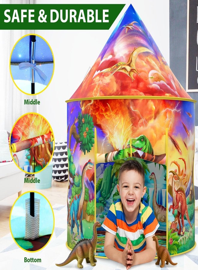Wilwolfer Dinosaur Tent for Kids: Dinosaur Toys for Kids - Indoor Play Tent for Toddlers and Baby - Great Gift for Boys and Girls - Image 3