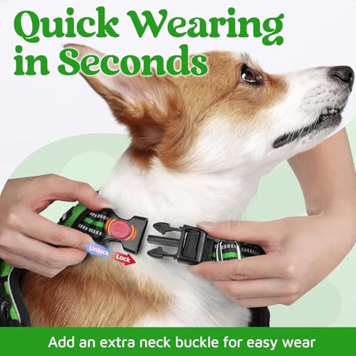 Doggo Bite Premium Reflective Dog Vest Harness| Soft Breathable| Padded Handle| Adjustable Straps & Luxury Buckle| No-Choke Design with Free Leash-26mm Chest (28-35inch) All Medium Breeds 14-22 Kg - Image 4