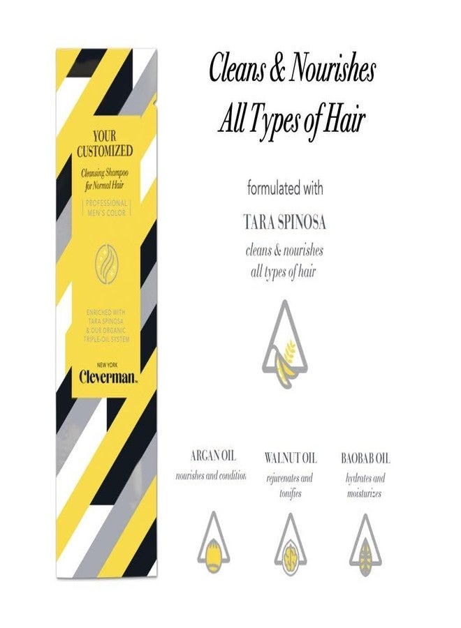 CLEVERMAN Men's Cleansing Shampoo for Normal Hair, 20ml (Sample Size) - Image 3