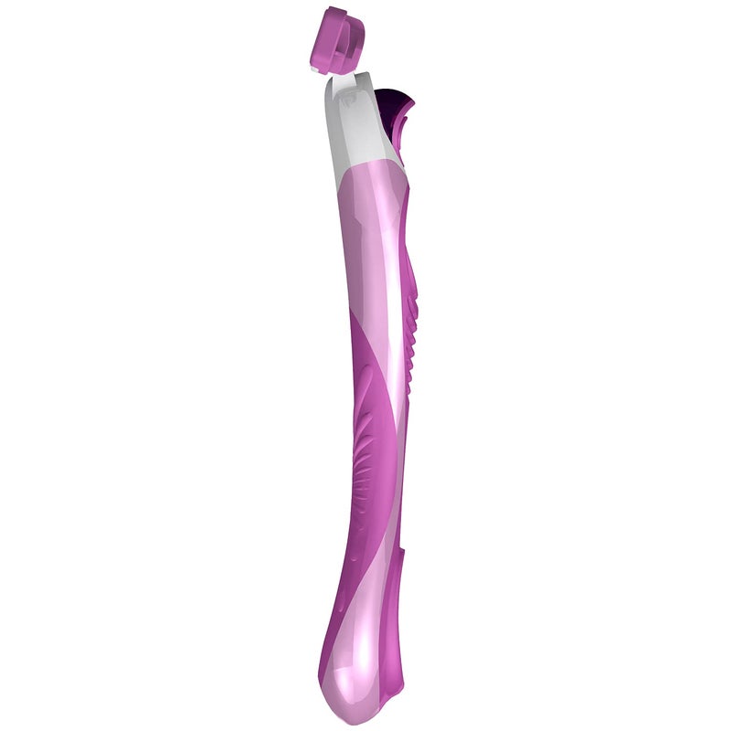 ShaveMOB 3-Blade Women's Razor Kit (Flex Head Handle + 12 Refills) - The Practical Shaving Kit - Image 4