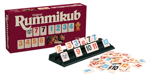 Pressman Original Retro Style Large Numbers Rummikub Includes Tiles with Bright OverSized Inset Numbers for Easy Viewing by PressmanMulti Color - Image 5