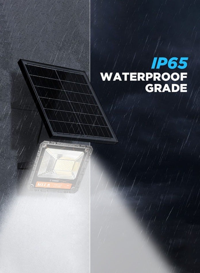 Max Solar 800W High-Intensity LED Flood Light - IP65 Waterproof Outdoor Security Lamp with 18Ah LiFePO4 Battery & Dusk-to-Dawn Remote Control - Image 4
