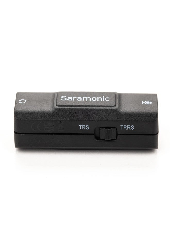 Saramonic SR-EA2D Lightning Audio Interface with 3.5mm TRS or TRRS Mic Input and 3.5mm Headphone Out for Apple iPhones and iPads with Lightning, Black - Image 4