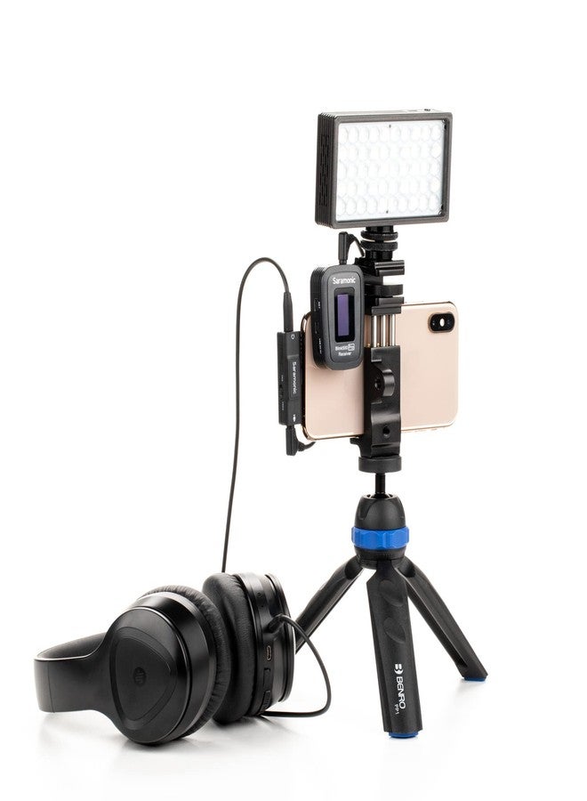 Saramonic SR-EA2D Lightning Audio Interface with 3.5mm TRS or TRRS Mic Input and 3.5mm Headphone Out for Apple iPhones and iPads with Lightning, Black - Image 5