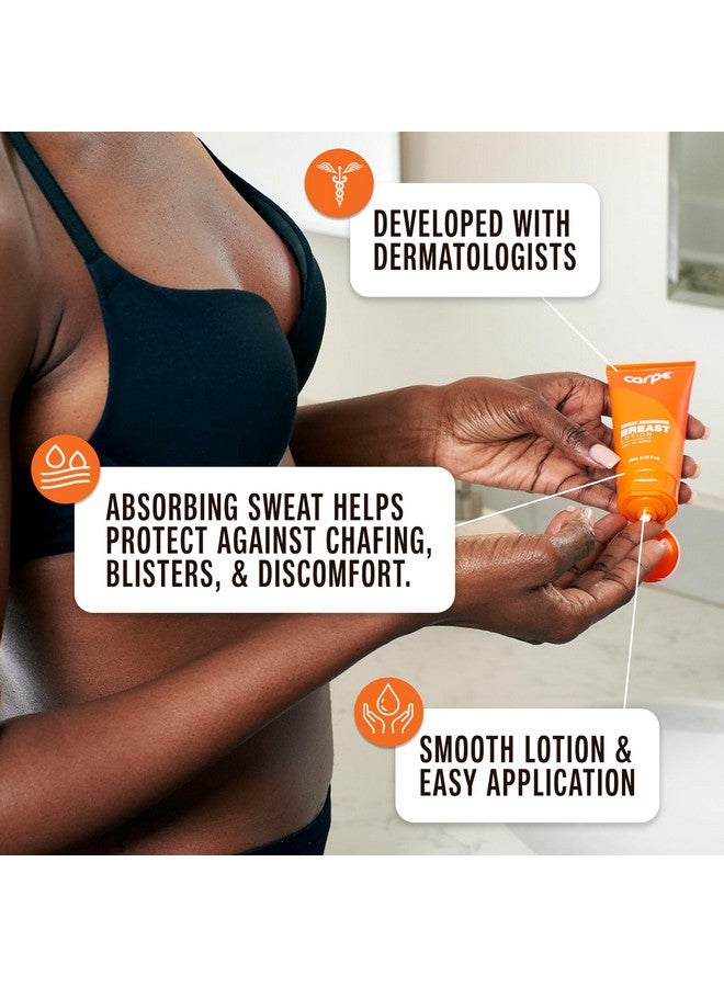 Carpe Carpe Sweat Absorbing Breast - Helps Keep Your Breasts and Skin Folds Dry - Sweat Absorbing Lotion - Helps Control Under Breast Sweat - Great For Chafing and Stain Prevention - Image 3
