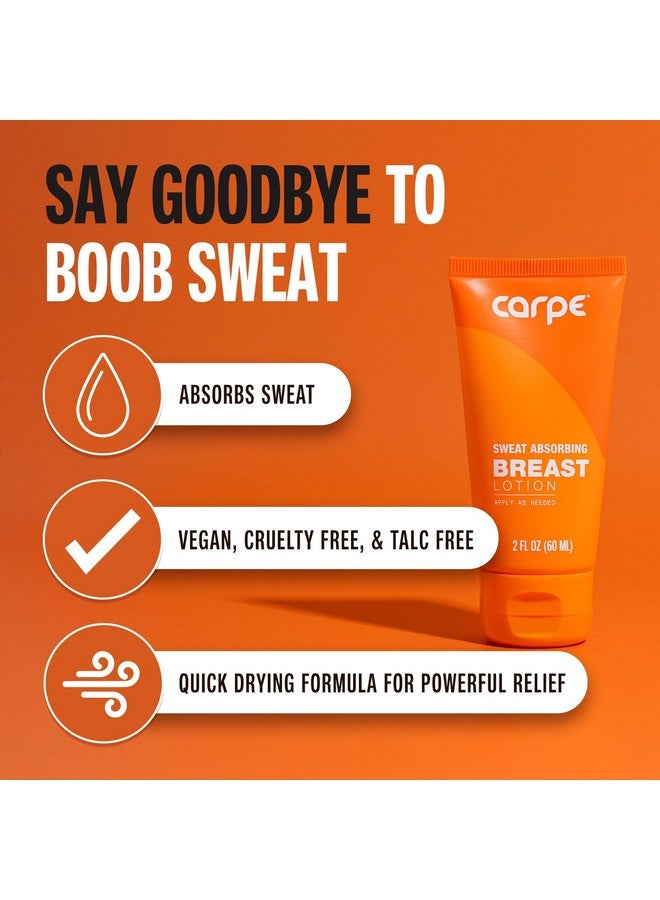 Carpe Carpe Sweat Absorbing Breast - Helps Keep Your Breasts and Skin Folds Dry - Sweat Absorbing Lotion - Helps Control Under Breast Sweat - Great For Chafing and Stain Prevention - Image 2