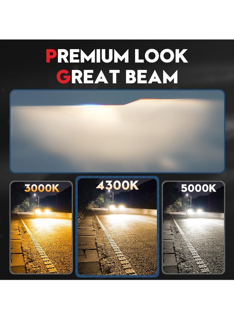 FEEMA H4 Halogen Headlight Bulb 12v_60/55W 5000K – Ultra Bright Clear Vision Quartz Glass Bulbs with Long Lifespan for Safe Night Driving and Extreme Weather Conditions - Image 5