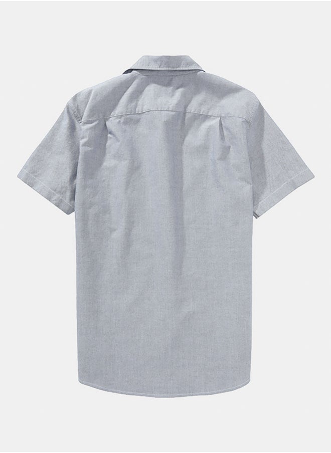 American Eagle AE Short-Sleeve Slim Fit Button-Up Shirt  - Image 2