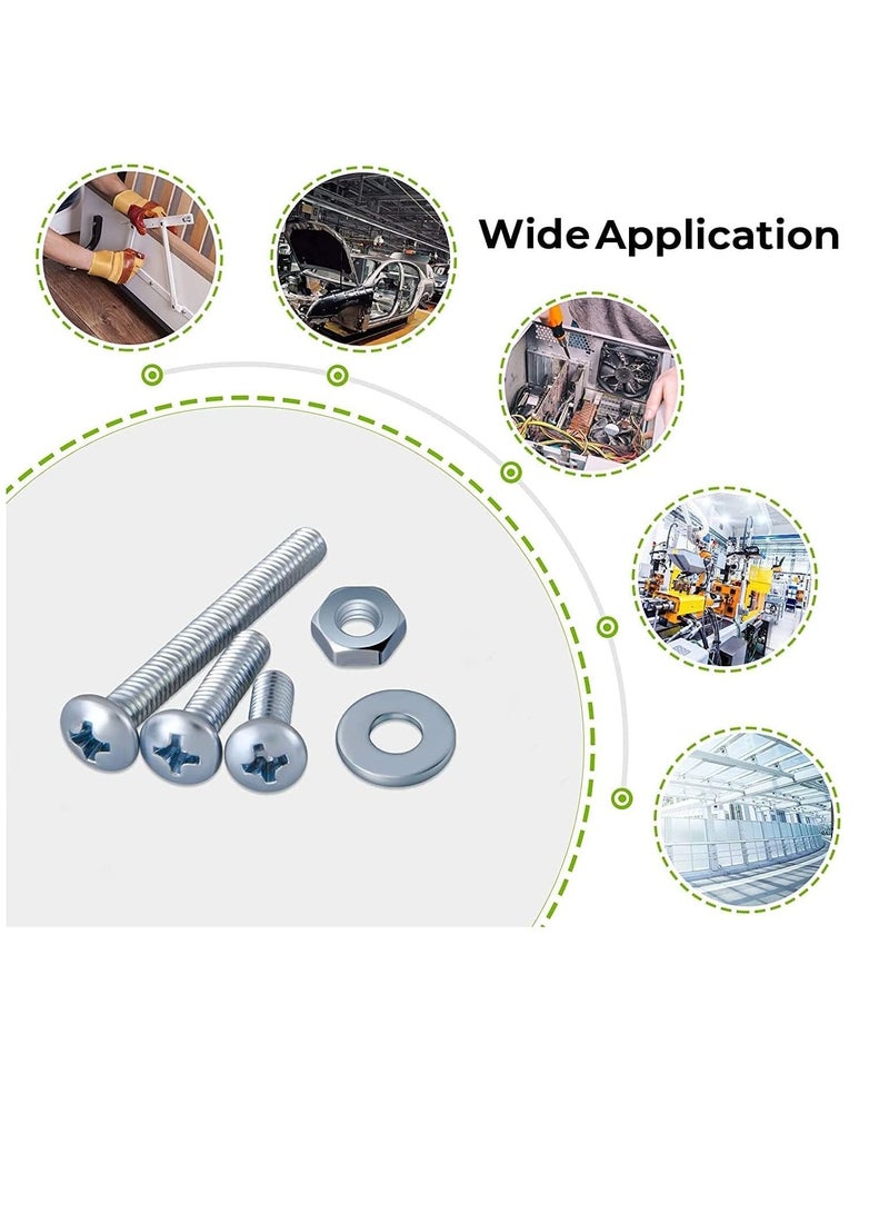 RACO Machine Screws/Bolts Stainless Steel Round Head Phillips Screws Muliti Purpose Use (5, 3.5x40mm) - Image 3