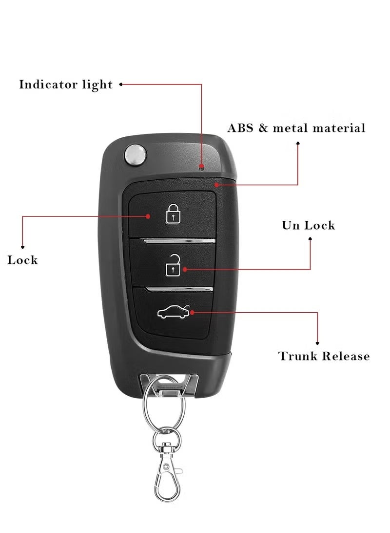 3XR Universal Remote Keyless Entry System - M1230 with Central Door Locking, Trunk Release, and Car Locator - Image 5