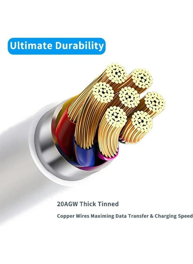 USB to Lightning Charging Cable for iPhone Compatible with iPhone 14/14 Pro/14 Pro Max/13/13 Pro/13 Pro Max/12/12 Pro/SE/11/11 Pro/XS Max/XR/X/8/7 /iPad, (2 pieces)
