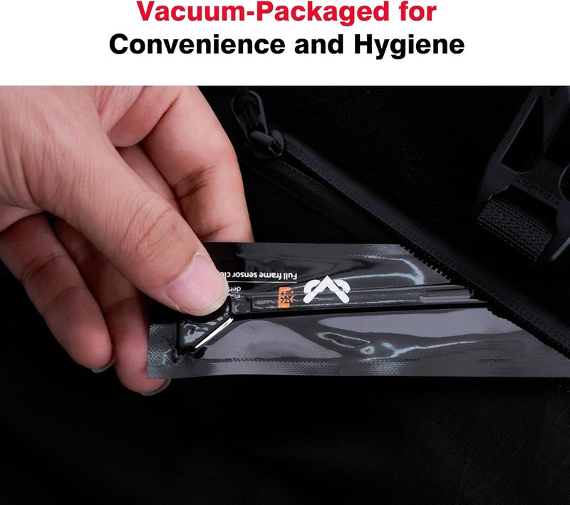 VSGO Full Frame Sensor Cleaning Kit, 6pcs Sensor Swabs & 10ml Sensor Cleaner for Nikon Sony Canon DSLR Camera Clean (VS-S03-6) - Image 3