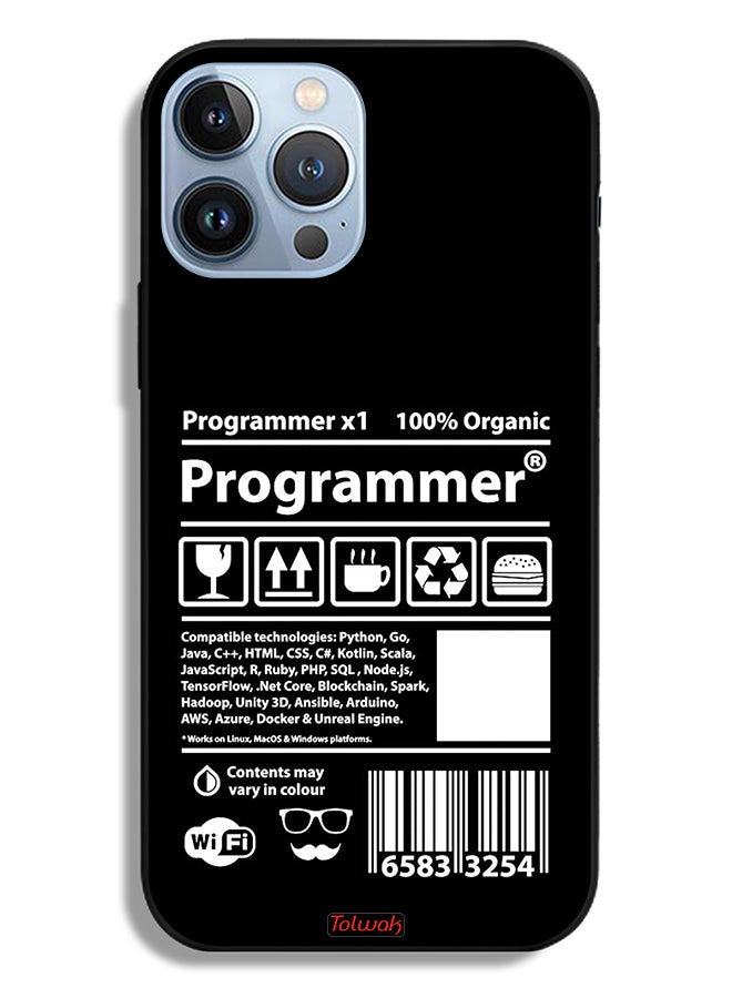 Tolwak Apple iPhone 13 Pro Max Protective Case Programmer Sticker - Image 2