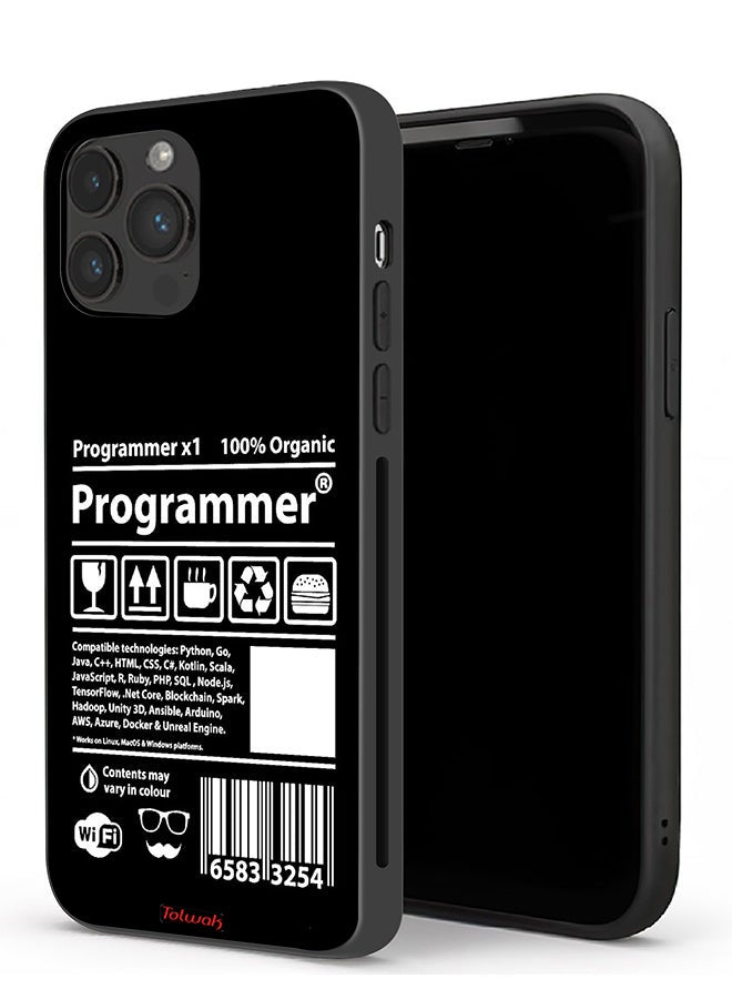 Tolwak Apple iPhone 13 Pro Max Protective Case Programmer Sticker - Image 1