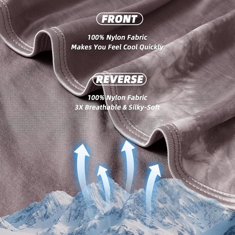 inhand Cooling Blanket King Size (60"x90"), Cooling Blankets for Hot Sleepers, Absorbs Heat to Keep Adults Cool for Summer Nights Sweats, Thin Cold Lightweight Blanket for Couch Bed, All Season Use - Image 4
