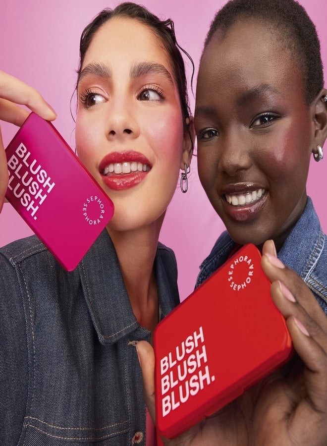 SEPHORA SEPHORA COLLECTION Blush Blush Blush Palette – Trio of Blushes – 02 Sunset Chaser - Bright Peach Blush Palette Shades | Cream & Powder Blush Formula – 7.7ml  - Image 3