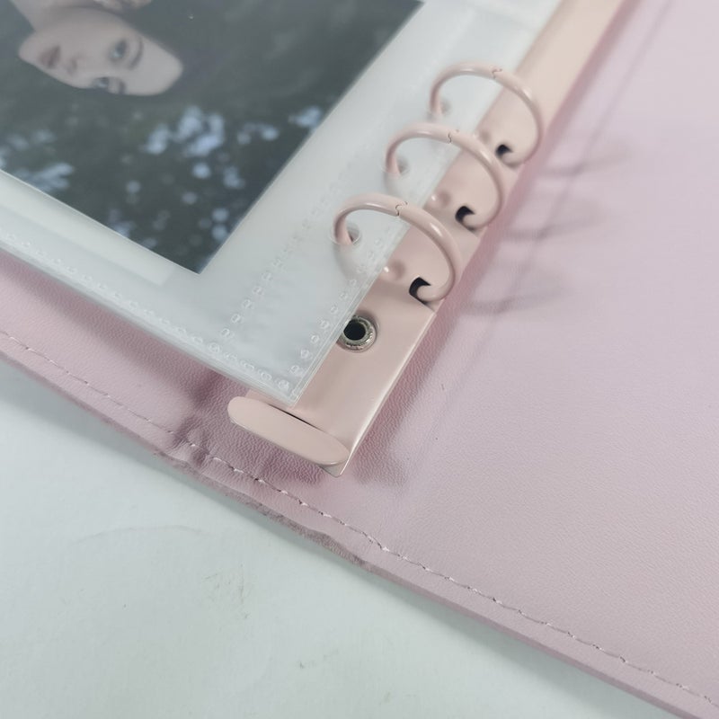 Minimalist Healing Leather Sticker Storage Book A5 Loose-Leaf Japanese Style Sticker Planner Storage Book Po Album 3Inch 5Inch - Image 5