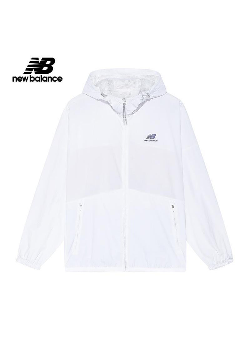 New Balance New Balance NB men's and women's sportswear casual windproof stitching top jacket 5AC19013-WT