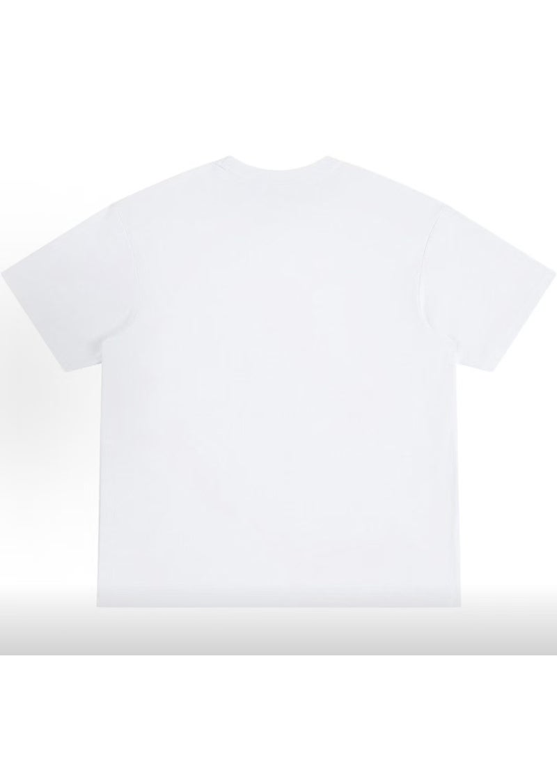 Dickies Yellow Distressed Gear Print White T-Shirt Size XL - Image 3