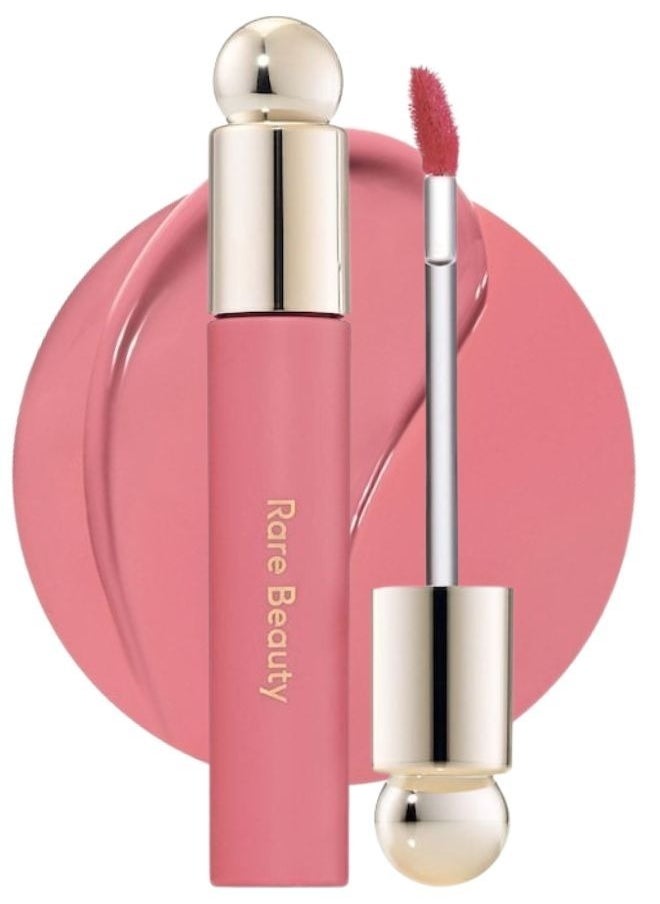 Rare Beauty "Rare Beauty by Selena Gomez Soft Pinch Tinted Lip Oil Stain - Hope (nude mauve, 3ml) - Hydrating, Lightweight, and Long-Lasting Lip Tint with a Glossy Finish"  - Image 1