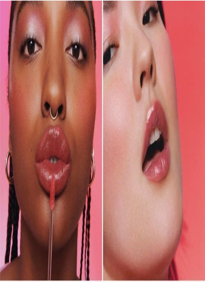 Rare Beauty "Rare Beauty by Selena Gomez Soft Pinch Tinted Lip Oil Stain - Hope (nude mauve, 3ml) - Hydrating, Lightweight, and Long-Lasting Lip Tint with a Glossy Finish"  - Image 4