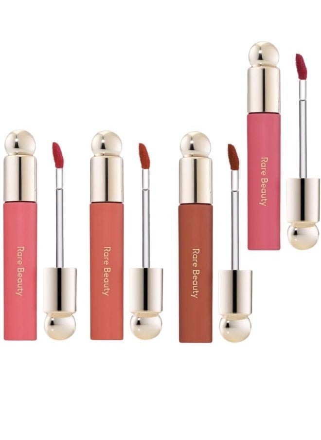 Rare Beauty - "Rare Beauty by Selena Gomez Soft Pinch Tinted Lip Oil Stain - Hope (nude mauve, 3ml) - Hydrating, Lightweight, and Long-Lasting Lip Tint with a Glossy Finish" - Image 1