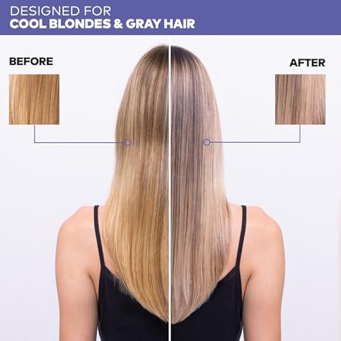 Alfaparf Milano Yellow Professional Silver - Purple Conditioner for Cool Blonde & Gray Hair - Anti-Yellow Nourishing Conditioner - Powered By Bond Complex & Acai (16.9 fl oz / 500 ml) - Image 3