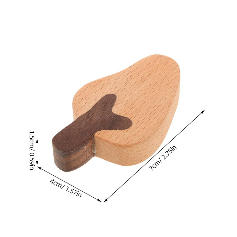 Nordic Style Wood Cabinet Knob Strawberry Tree Drawer Pulls Small Size for Dresser - Image 3