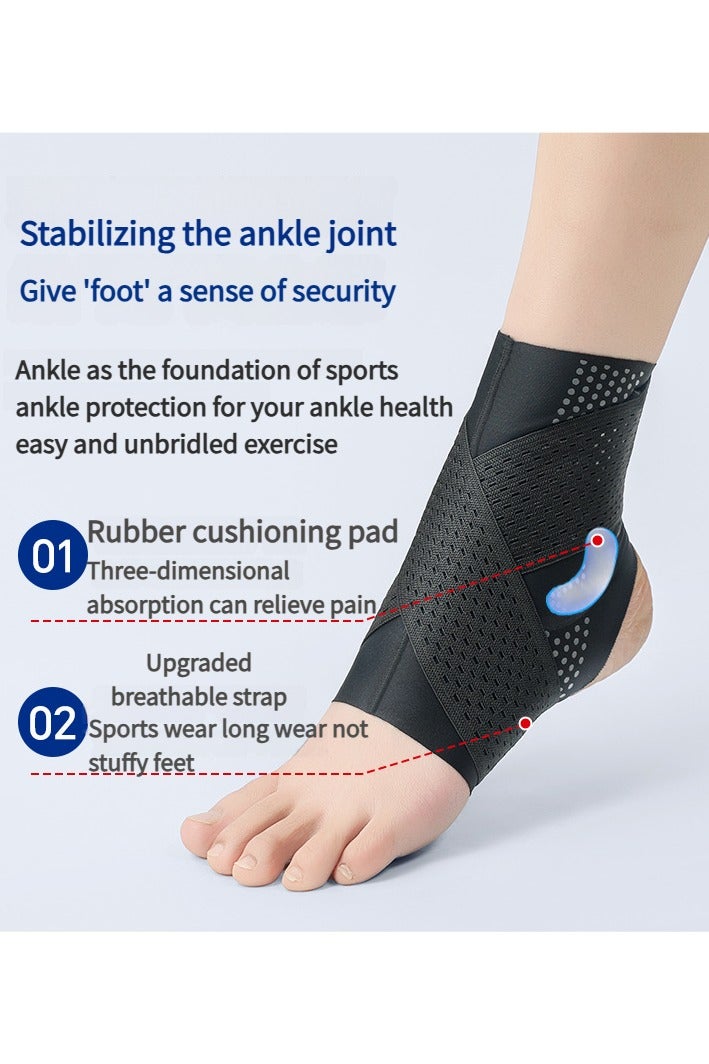 Generic 2 packs of sports anti-sprain ankle protectors, ankle sprain recovery foot covers, ultra-thin protective gear  - Image 3