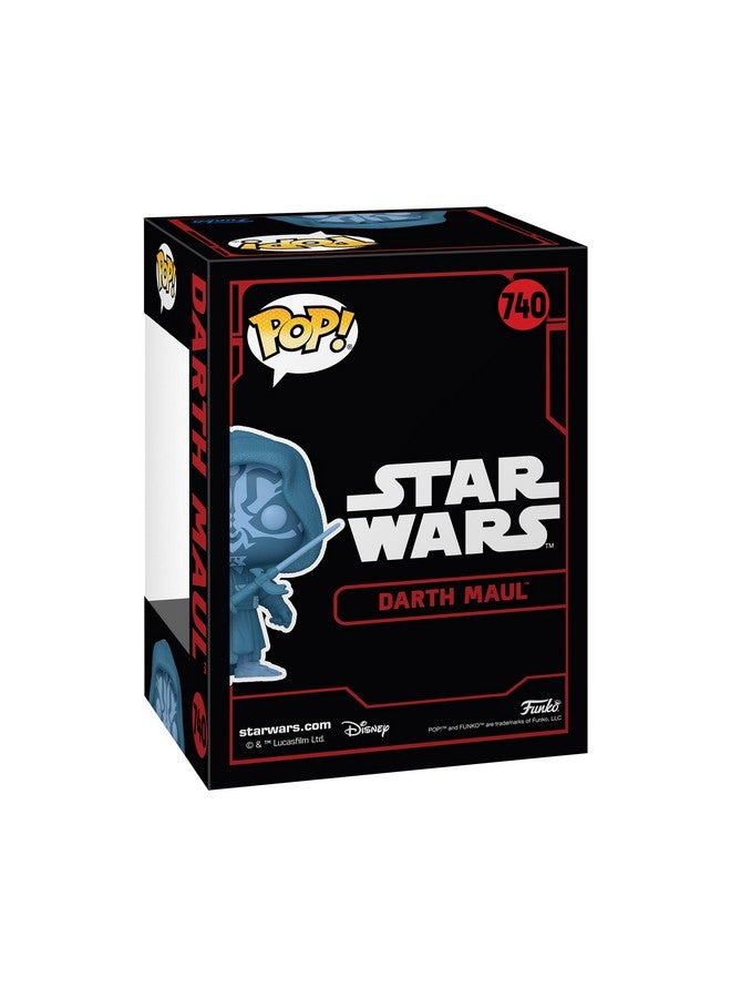Funko POP! Star Wars Hologram Darth Maul (Glow) Specialty Series Figure (#740) - Image 3