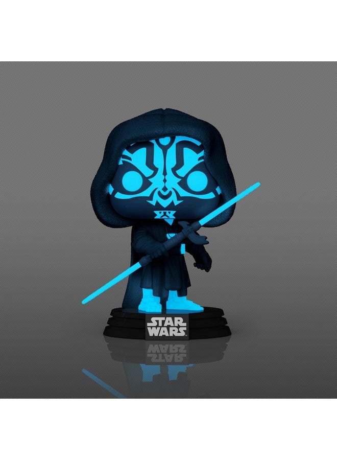 Funko POP! Star Wars Hologram Darth Maul (Glow) Specialty Series Figure (#740) - Image 2
