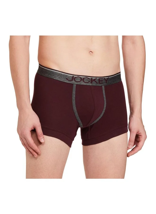 جوكي Jockey Men Cotton Modern Trunks Pack of 2