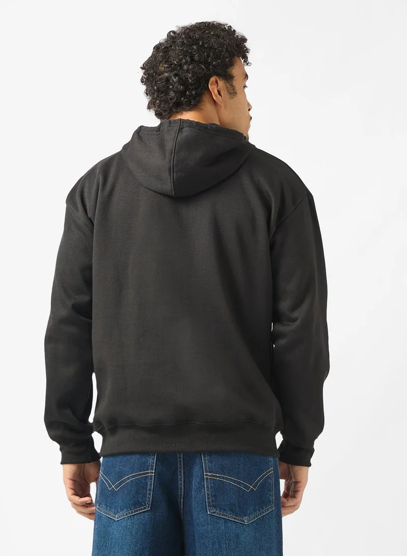 Seventy Five Graphic Print Hoodie