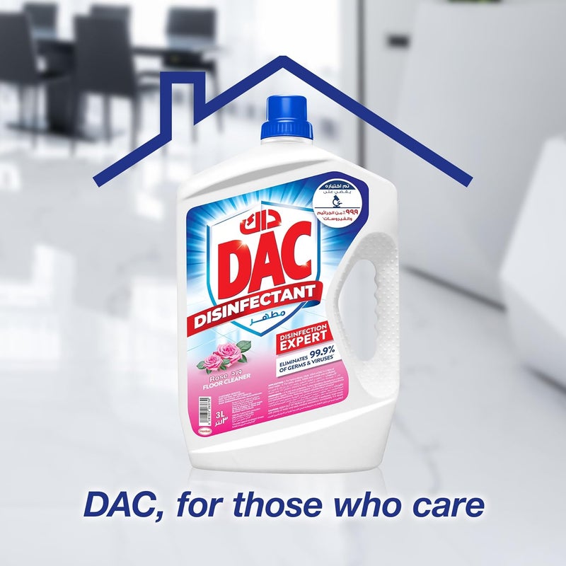 DAC Disinfectant - Rose, 4.5 Liters - Image 2