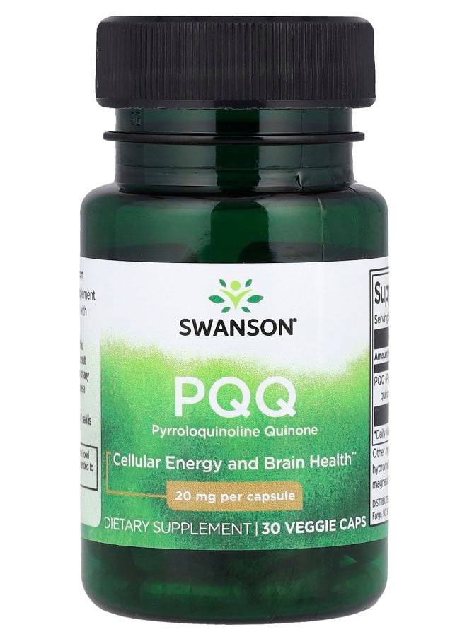 SWANSON PQQ 20 mg 30 Veggie Caps 