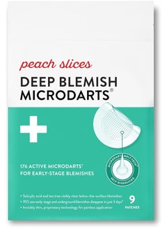 Microdart-Hydrocolloid Fast Acting Deep Blemish Acne Patches - Set Of 9