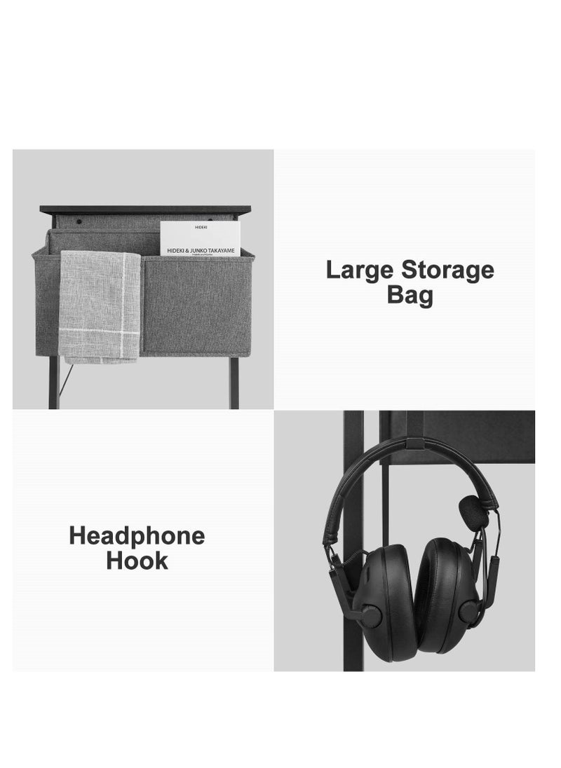 EqiEch - Modern And Simple Computer Desk Labtop Table 120cm Home Office Workstation Writing Study Desk With Storage Bag - Image 1