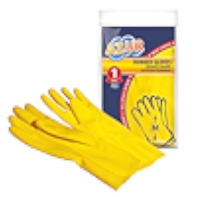 يورك قفازات مطاطية أزور - مقاس M